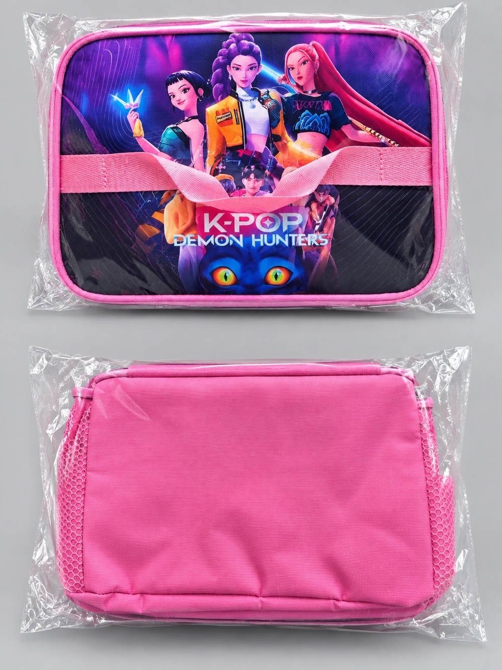 K-Pop Demon Hunters Pink Kids Pencil Case Pouch